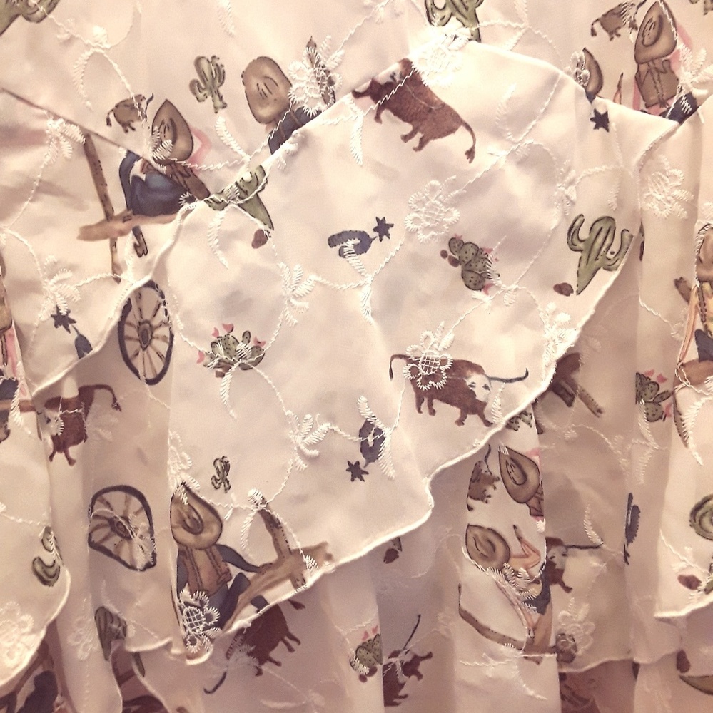 Ranch dressing skirt. Maxi  super cute, comfortable - Picture 4 of 5